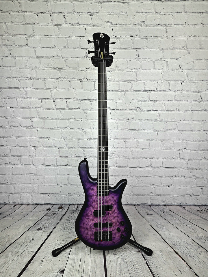 Spector NS Pulse II 4 String Bass Ultra Violet Quilt Maple