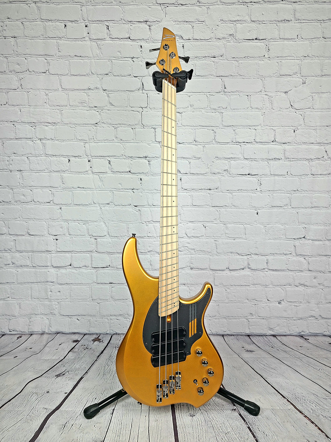 Dingwall NG3 4 String Nolly Bass Guitar Matte Gold Metallic Maple