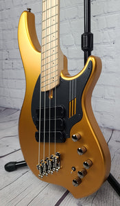 Dingwall NG3 4 String Nolly Bass Guitar Matte Gold Metallic Maple