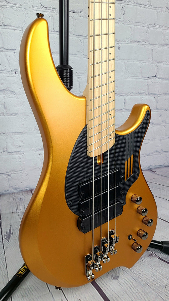Dingwall NG3 4 String Nolly Bass Guitar Matte Gold Metallic Maple