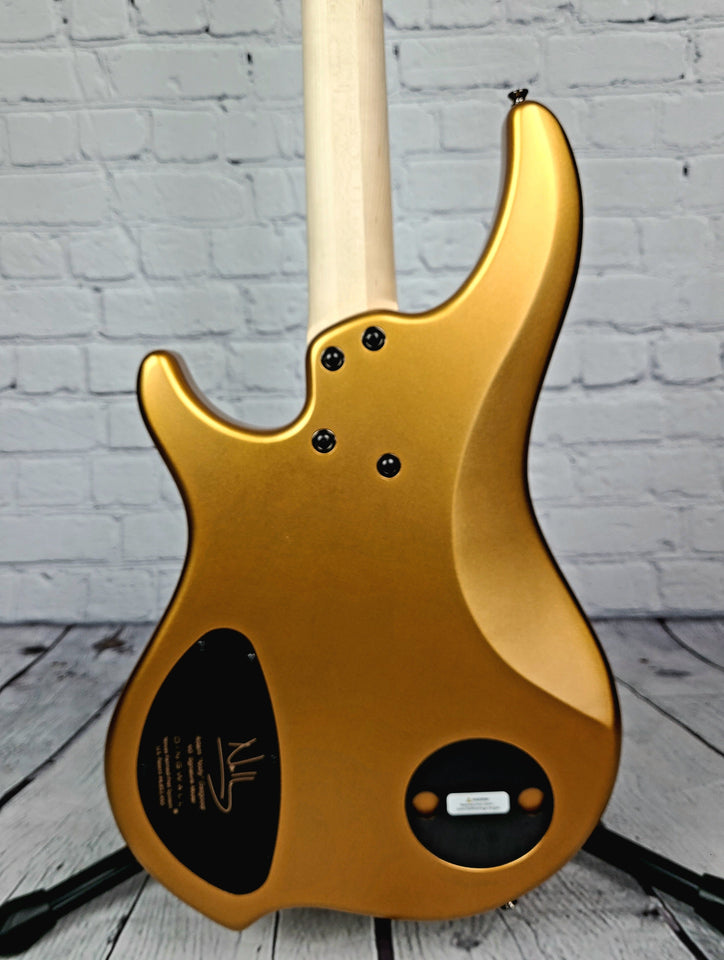 Dingwall NG3 4 String Nolly Bass Guitar Matte Gold Metallic Maple