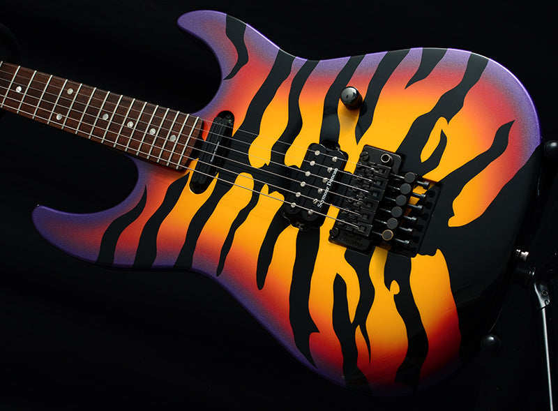 1988 ESP George Lynch Purple Tiger Electric Guitar