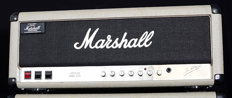 1986 Marshall 2555 JCM 25/50 Silver Jubilee Head And Cabinet Electric Guitar
