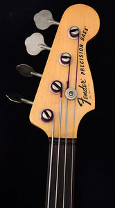 1976 Fender Precision Bass Fretless Olympic White Electric Guitar