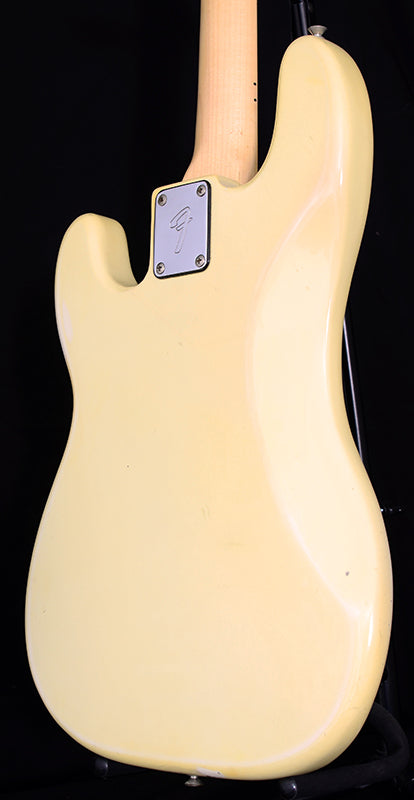 1976 Fender Precision Bass Fretless Olympic White Electric Guitar