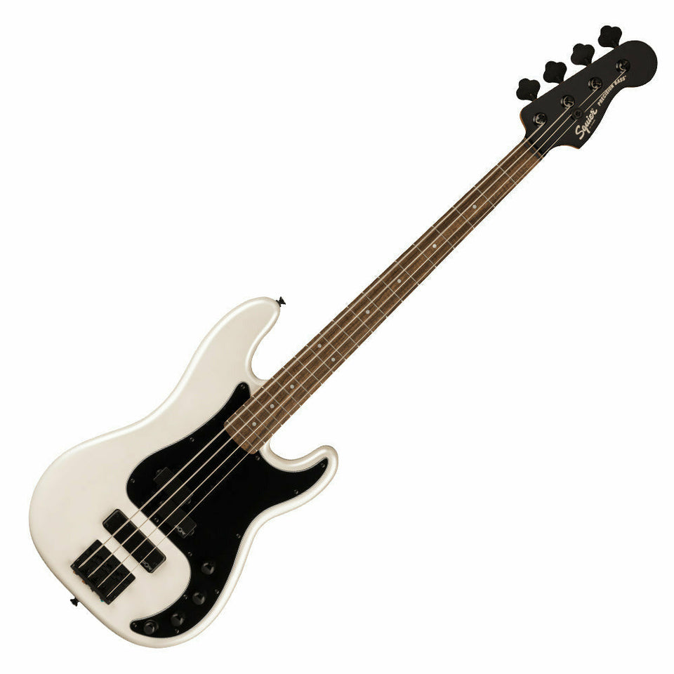 Squier Contemporary Active Precision Bass PH, Laurel Fingerboard, Black Pickguard, Pearl White