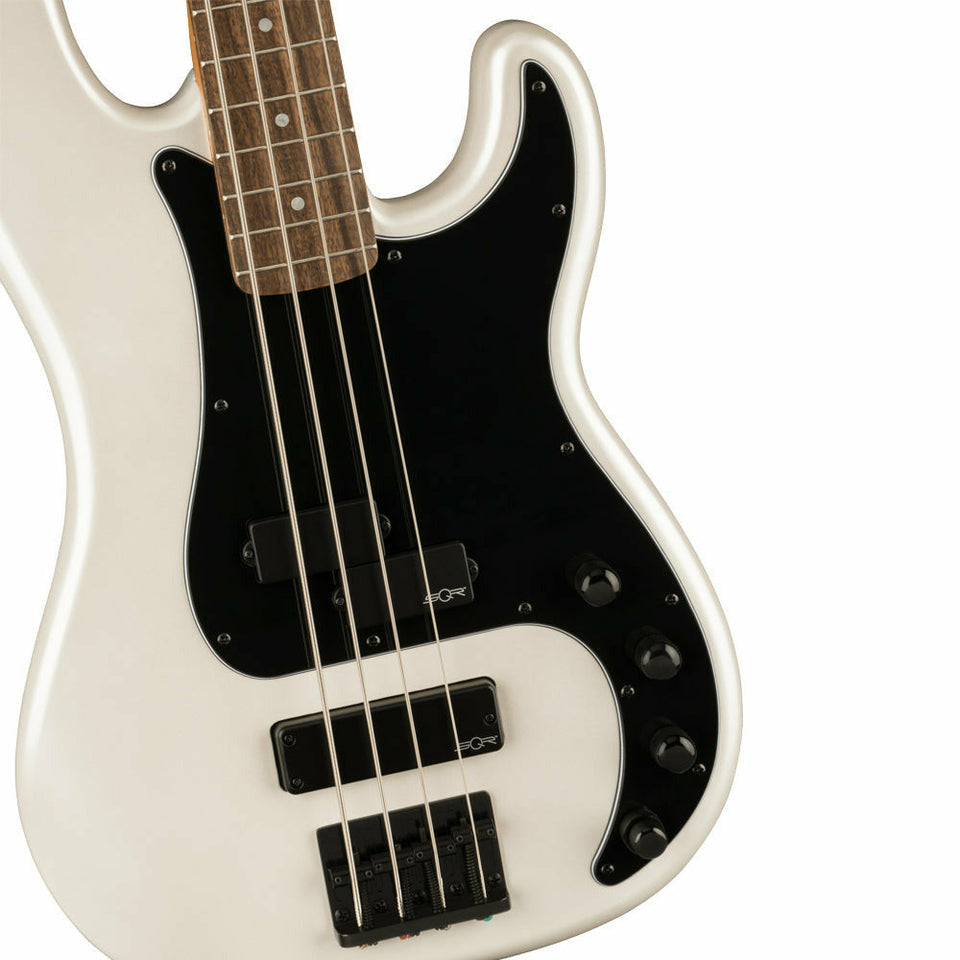 Squier Contemporary Active Precision Bass PH, Laurel Fingerboard, Black Pickguard, Pearl White