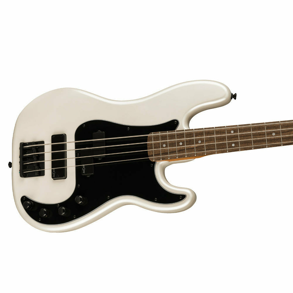 Squier Contemporary Active Precision Bass PH, Laurel Fingerboard, Black Pickguard, Pearl White
