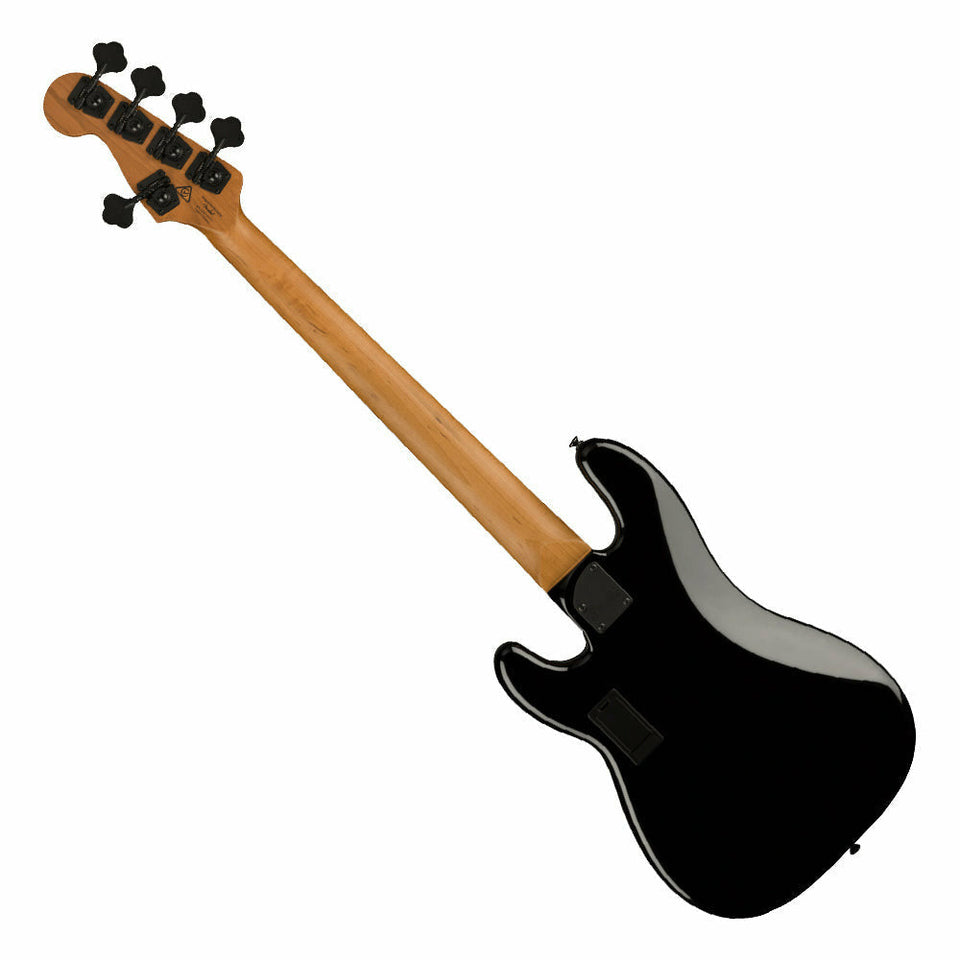 Squier Contemporary Active Precision Bass PH V, Laurel Fingerboard, Silver Anodized Pickguard, Black