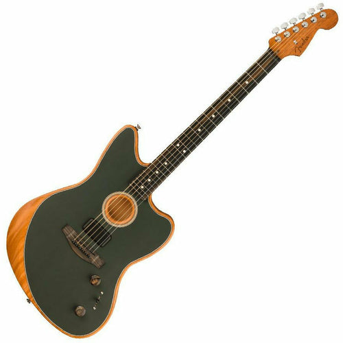 American Acoustasonic Jazzmaster Tungsten Ebony
